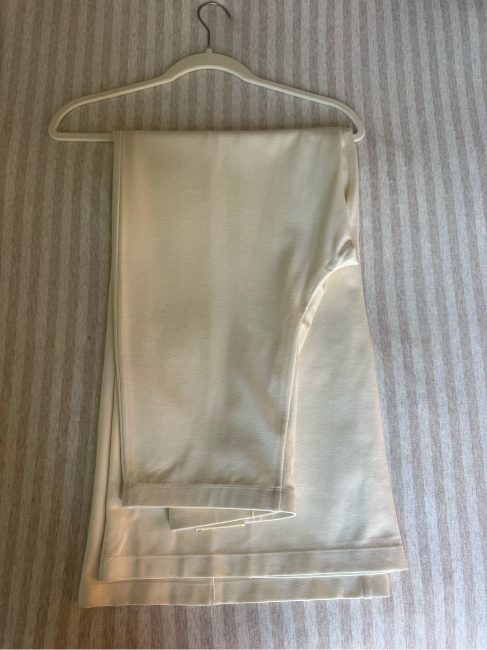Max Studio Cream Wide-Leg Pants